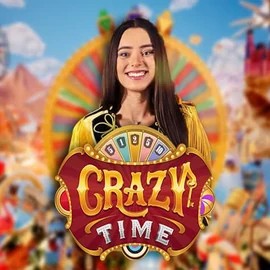 Crazy Time game by Evolution – logo hosted on Beef Casino