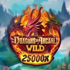 Dragons of Arcane Wild by Foxium, showcased at beefcasinoo.com – game logo