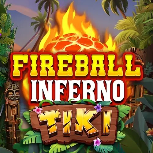 Fireball Inferno Tiki slot visual from NetEnt available on beefcasinoo.com