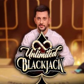 Unlimited Blackjack by Ezugi, showcased at beefcasinoo.com – game logo